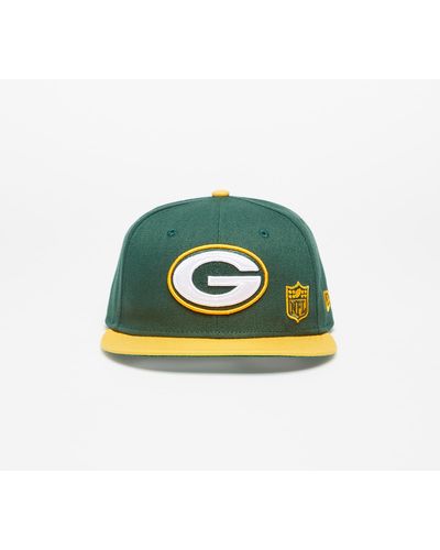 KTZ Bay Packers Team Arch 9fifty Snapback Cap / Yellow - Green
