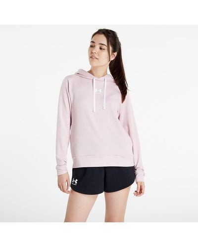 Under Armour Rival Terry Full Zip Hoodie in Gray