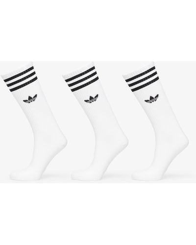 adidas Originals Adidas High Solid Crew Sock 3-pack - White