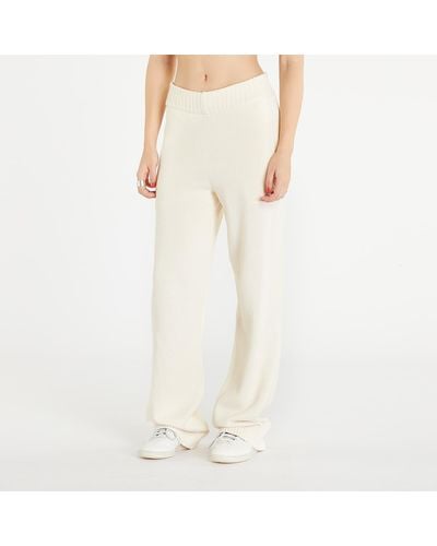 adidas Originals Premium Essentials Knit Relaxed Pants Wonder White - Natural