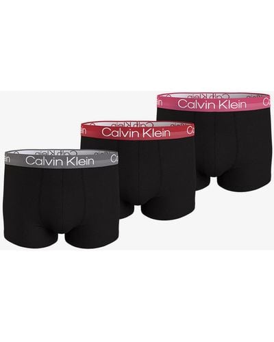 Calvin Klein Modern Structure Cotton Trunk 3-Pack - Black