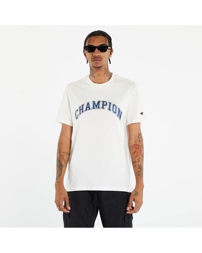 Champion Crewneck T-Shirt - Bianco