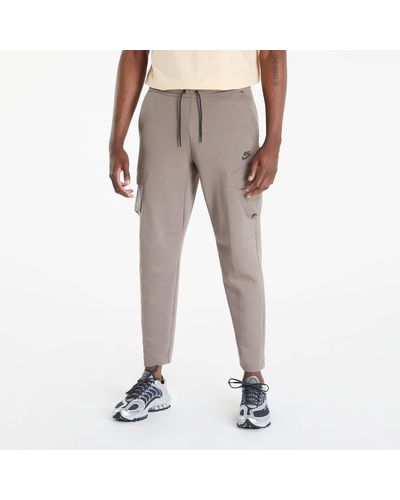 Nike Nsw tech fleece utility pants s olive grey/ enigma stone/ black - Natur