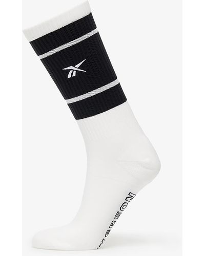 Reebok Classics Basketball Socks 1-Pack White/ Black - Schwarz
