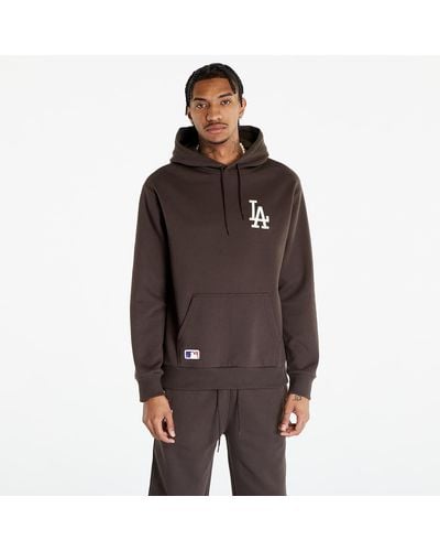 KTZ Mlb League Essentials Os Hoody Los Angeles Dodgers Nfl Suede/ Off White - Brown