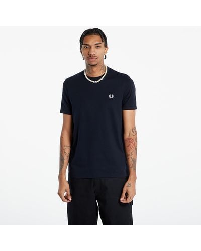 Fred Perry Ringer T-shirt Navy - Blue