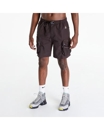 Nike ACG "Snowgrass" Cargo Shorts Velvet Brown/ Black/ Sanddrift - Bleu