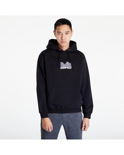 Gramicci Yosemite Embroidered Hooded Sweatshirt Black - Schwarz