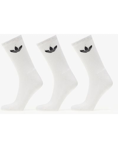 adidas Originals Adidas Trefoil Cushion Crew Socks 3-Pack - White
