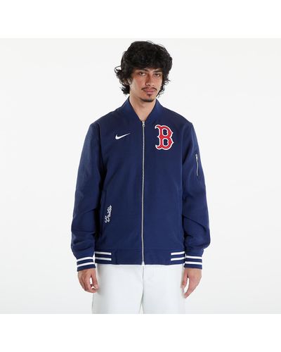 Nike Ac bomber jacket boston red sox midnight navy/ midnight navy/ white - Blau