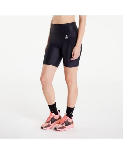 Nike Hosen acg "white rapids" dri-fit adv high-waisted 7-inch shorts black/ black/ summit white xs - Blau