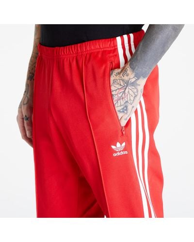 adidas Originals Adidas Beckenbauer Track Pant Better Scarlet/ White - Red