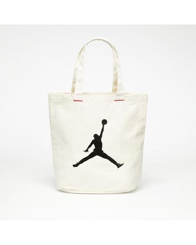 Nike Jan Tote Bag Natural Canvas - Wit