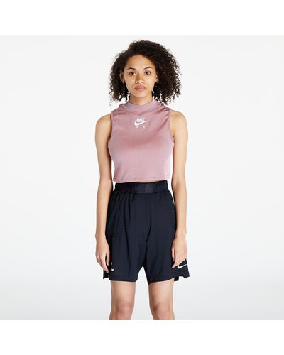 Nike W air rib tank pink - Blau