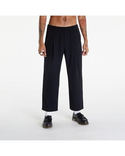 Dime Pleated Twill Pants - Blue