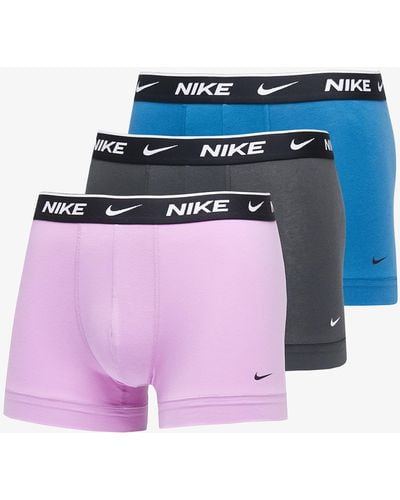 Nike Dri-fit trunk 3-pack multicolor - Blau