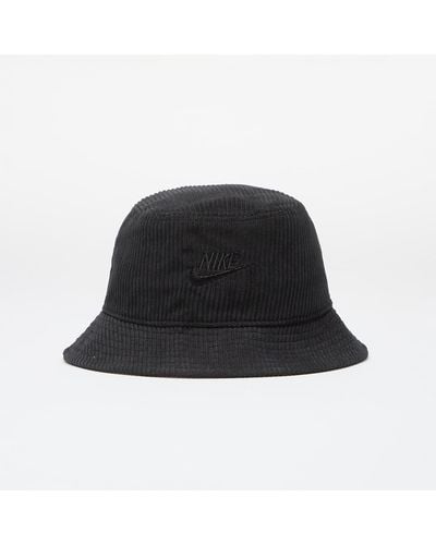 Nike Apex corduroy bucket hat black/ black - Nero