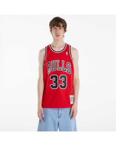Mitchell & Ness Chicago Bulls 33 Scottie Pippen Swingman Jersey - Red