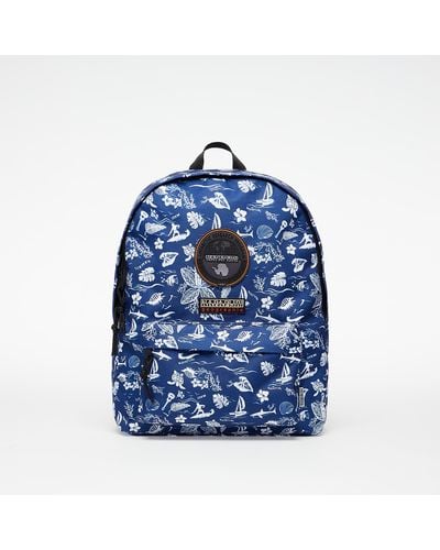 Napapijri Voyage S Print Backpack Hawaii AO - Blu