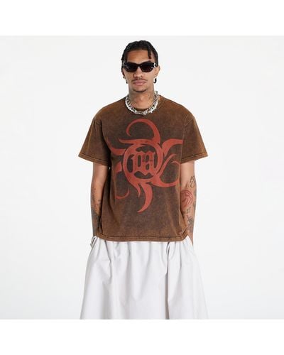 MISBHV The Beach T-shirt Unisex Washed Black - Brown