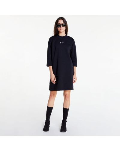 Nike Sportswear phoenix fleece 3/4-sleeve dress - Blau