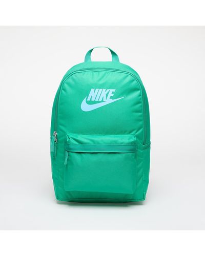 Nike Heritage backpack stadium green/ aquarius blue - Vert