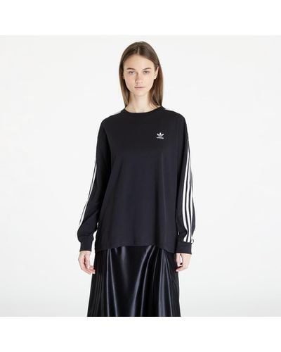 adidas Originals Adidas 3 Stripes Longsleeve T-Shirt - Nero