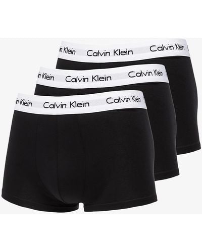 Calvin Klein Low rise trunks 3 pack - Schwarz