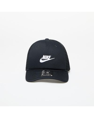 Nike Rise Cap Structured Trucker Cap Black/ Black/ White - Blauw