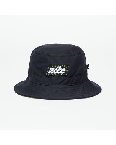 Nike Apex graphic bucket hat black/ white - Bleu