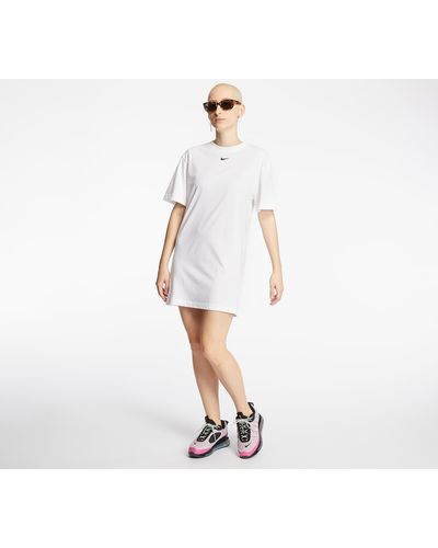Nike Sportswear essential dress white/ black - Blanc