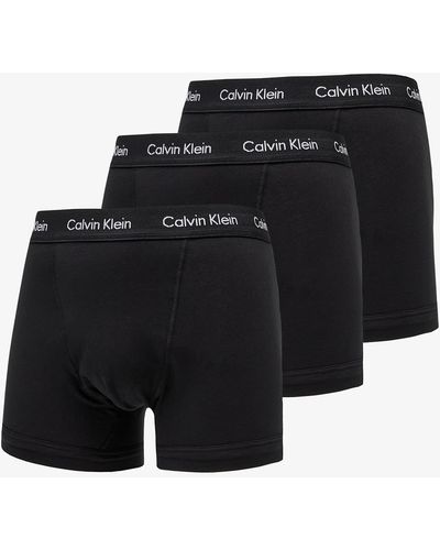Calvin Klein Trunks 3-pack Black - Zwart