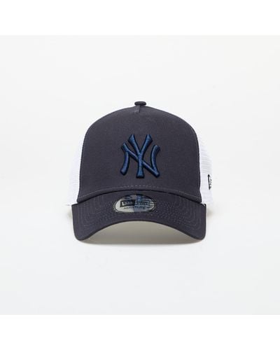 KTZ New York Yankees League Essential Trucker Cap Navy/ White - Blue