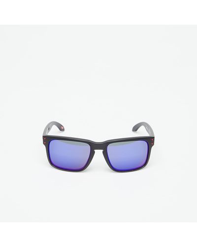 Oakley Holbrook Sunglasses Matte Black - Blue