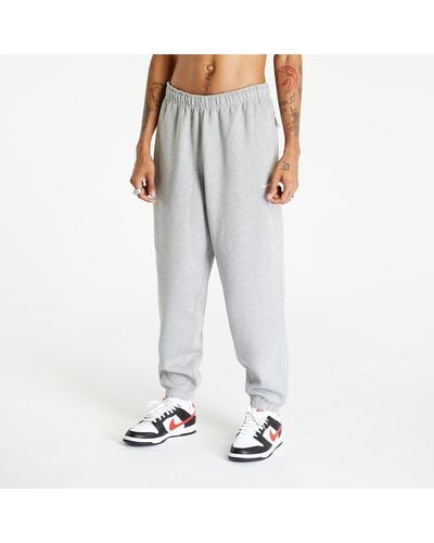 Nike Solo Swoosh Fleece Pants - Grigio