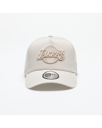 KTZ Los Angeles Lakers 9forty Snapback Stone/ Official Team Color - White