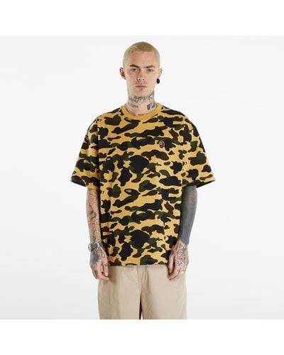 A Bathing Ape 1st Camo One Point Tee リラックス - Green