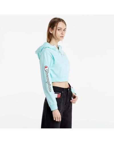 Champion Rochester logo hoodie sweatshirt - Bleu