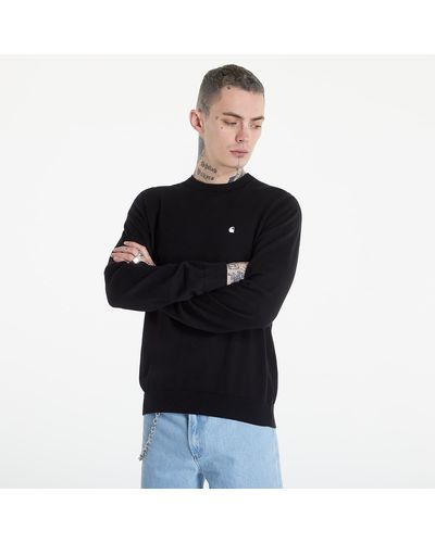 Carhartt Madison sweater unisex black/ wax - Schwarz