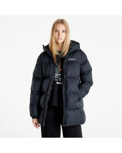 Columbia PuffectTM mid hooded jacket black - Schwarz