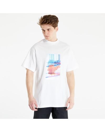 Calvin Klein Jeans Motion Floral Graphic S/S T-Shirt - White