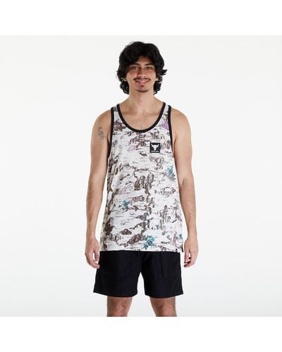 Under Armour Project Rock Camo Graphic Track Top Silt/ Black - White