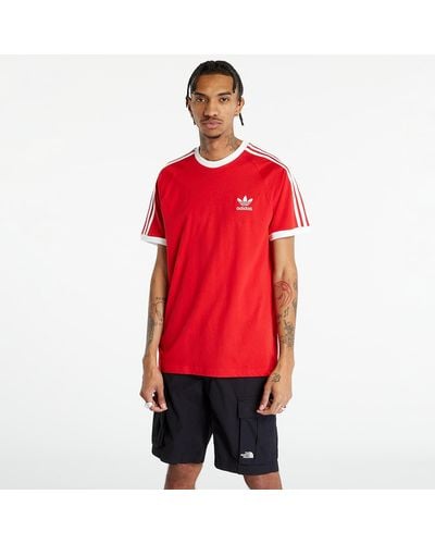 adidas Originals Adidas 3-stripes tee better scarlet - Rosso