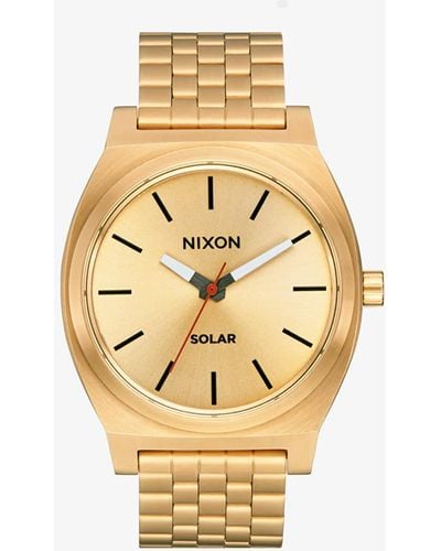 Nixon Time Teller Solar All Gold/ Black - Metallic