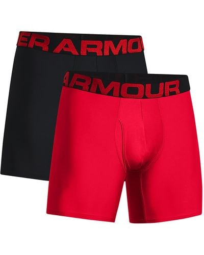 Under Armour Tech 6in 2 pack - Rot