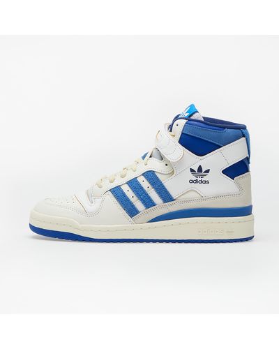 adidas Originals Adidas Forum 84 High Blue Thread Off White/ Bright Blue/ Ftwr White - Blanc