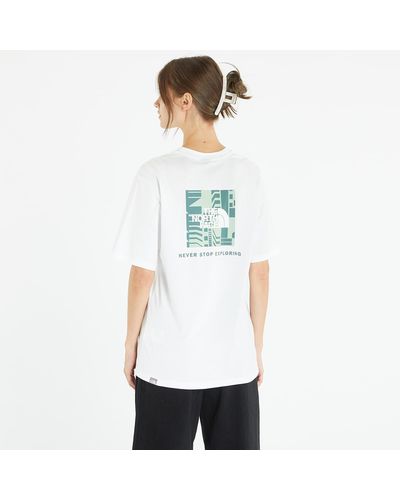 The North Face Relaxed Redbox Tee / Misty - White