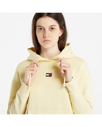 Tommy Hilfiger Xs badge hoodie lemon zest - Natur