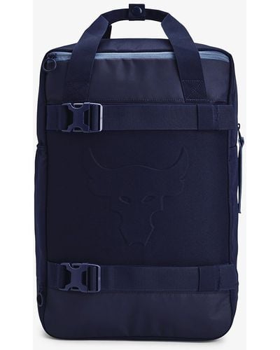 Under Armour Project Rock Box Duffle Backpack Midnight Navy/ Midnight Navy/ Hushed - Blue