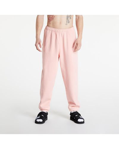Nike Lab Solo Swoosh Fleece Pants Bleached Coral/ White - Pink
